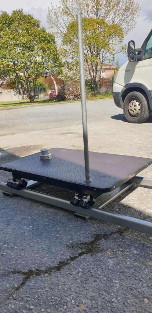 plateau travelling sur monorail